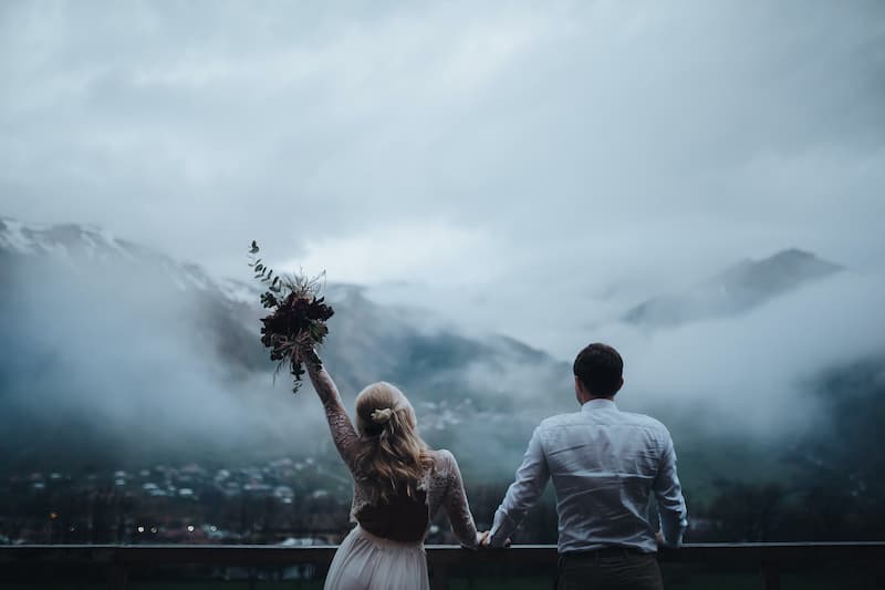 Wedding band French Alps